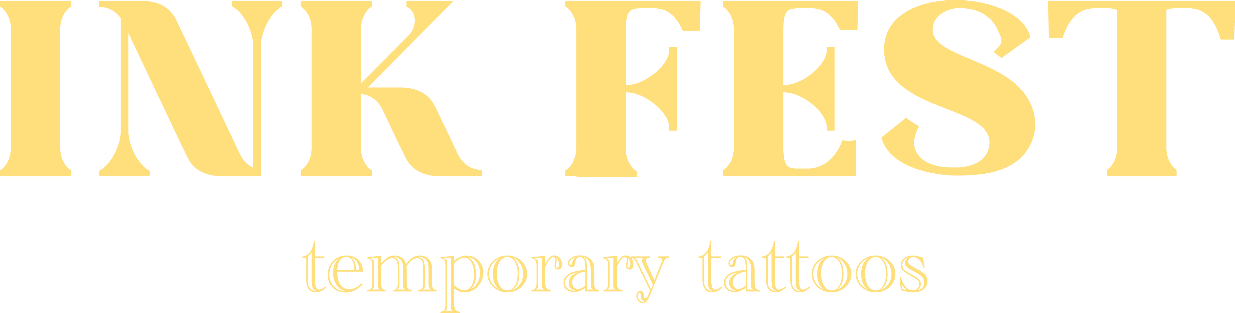 Inkfest — Temporary Tattoos